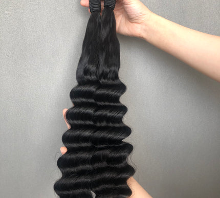 Super Double Drawn Virgin Hair Extensions for the Modern Woman Half Deep Wave