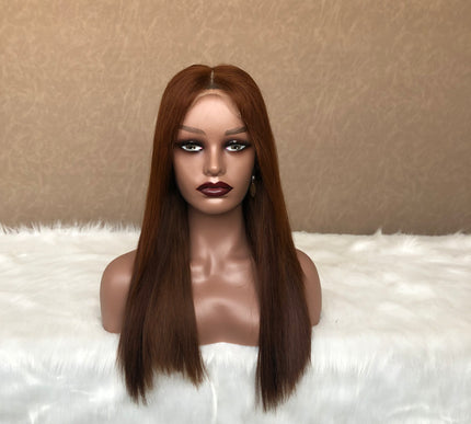 4x4 Super Double Drawn Straight Hair Wig With Diffrent Color