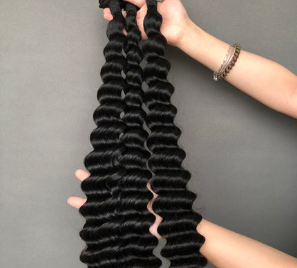 Unleash the Power of Peruvian Hair Extensions Super Double Drawn Ocean Depp Wave