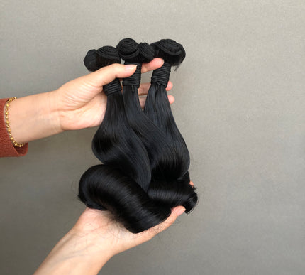 Transform Your Hairstyle with Double Drawn Human Hair Extensions Egg Curl