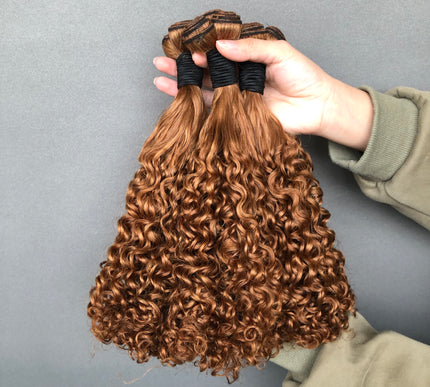 Fashion Colored Double Drawn Amazing Curly #30 Color