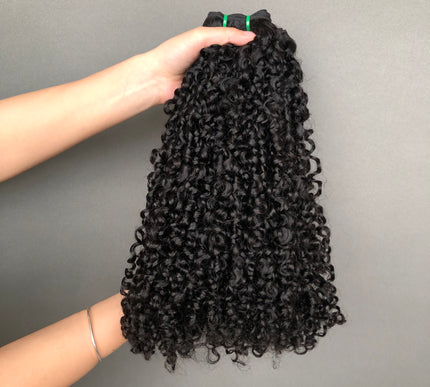 Super Best Selling Virgin Hair Double Drawn Quality Pixie Curl