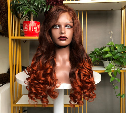 5x5 Lace Closure Wig Factory Bouncy Wave T4/30