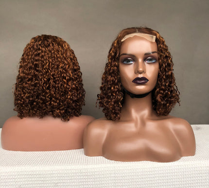 4x4 Factory Wig Amazing Curl Super Double Drawn Hair Piano Color