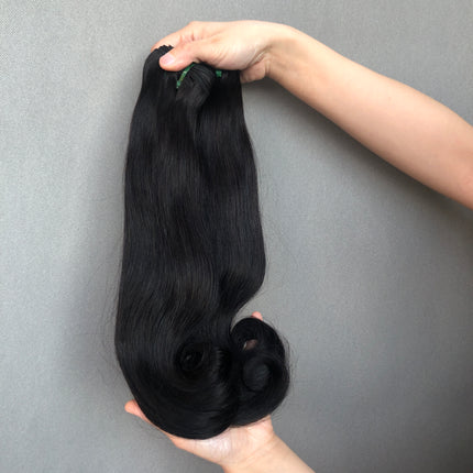 Good Quality Peruvian Hair Double Drawn Quality Curve Straight
