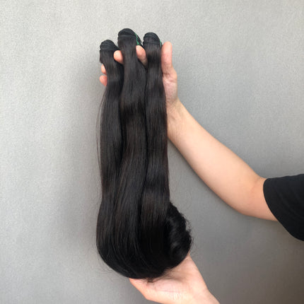 Good Quality Peruvian Hair Double Drawn Quality Curve Straight
