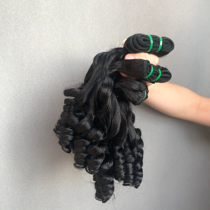 New Style Good Quality Double Drawn Virgin Hair Spring Curly