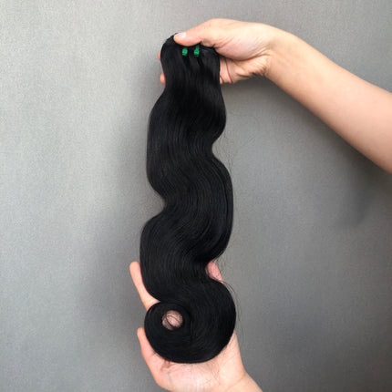 Classic Style Double Drawn Hair Body Wave Natural Color