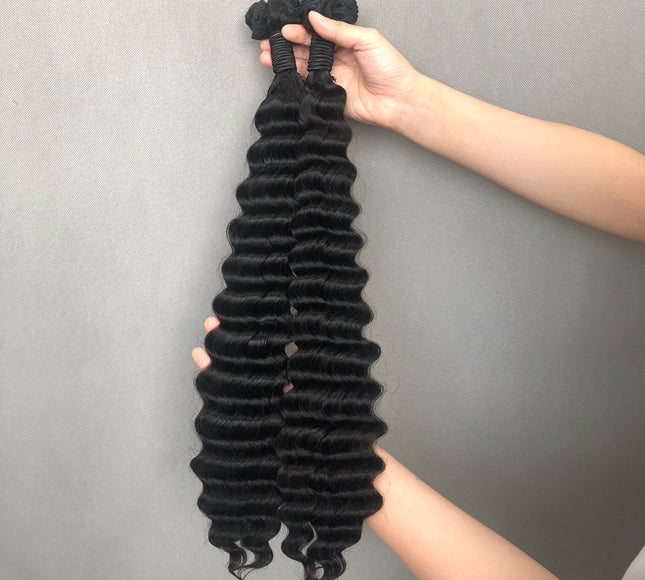 Unleash the Power of Peruvian Hair Extensions Super Double Drawn Ocean Depp Wave