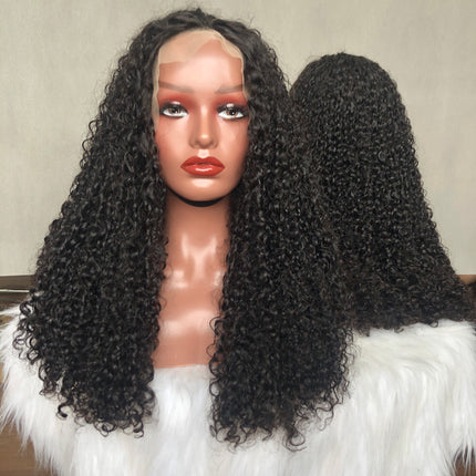 13x4 Lace Frontal Wig Super Double Drawn Pixie Curl
