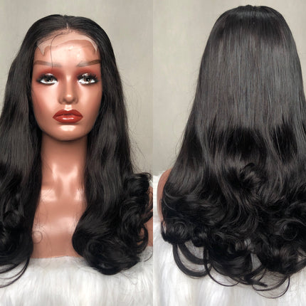 4x4 Lace Closure Wig Double Drawn Quality Curve Straight