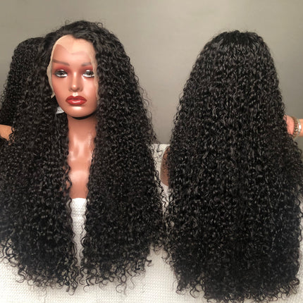 13x4 Lace Frontal Wig Super Double Drawn Pixie Curl