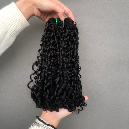 Super Best Selling Virgin Hair Double Drawn Quality Pixie Curl