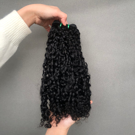 Super Best Selling Virgin Hair Double Drawn Quality Pixie Curl