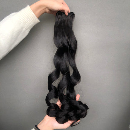 Hot Selling Super Double Drawn Bouncy Wave Style Funmi Hair Quality
