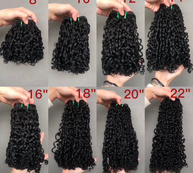 Super Best Selling Virgin Hair Double Drawn Quality Pixie Curl