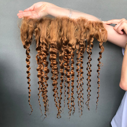 Fashion Colored Double Drawn Amazing Curly #30 Color