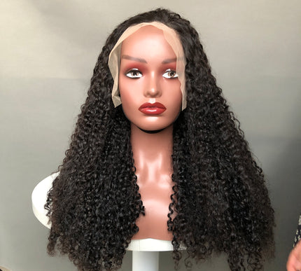 13x4 Lace Frontal Wig Super Double Drawn Pixie Curl