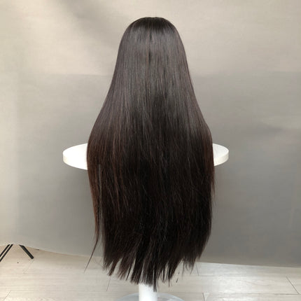 13x4 Lace Frontal Wig Super Double Drawn Bone Straight