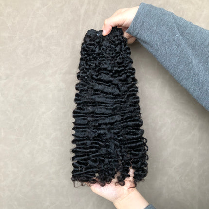 New Styel Super Double Drawn Burmese Curl Natural Color