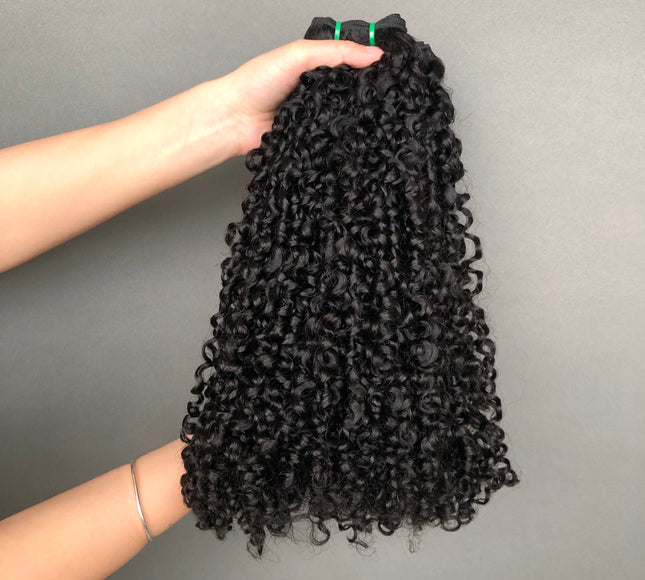 Super Best Selling Virgin Hair Double Drawn Quality Pixie Curl