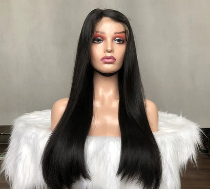 13x4 Lace Frontal Wig Super Double Drawn Bone Straight