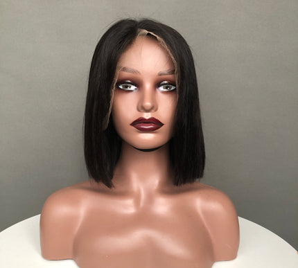 13x4 HD Lace Frontal Wig Super Double Drawn Bob Wig 10inch