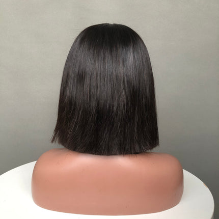 13x4 HD Lace Frontal Wig Super Double Drawn Bob Wig 10inch