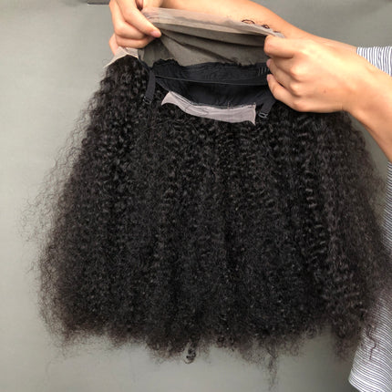 13x4 Lace Frontal Wig Super Double Drawn French Curl