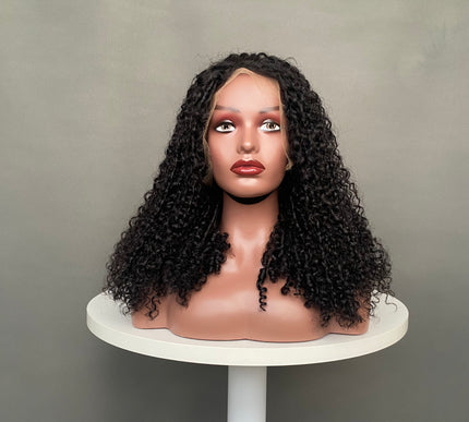 13x4 HD Lace Frontal Wig Super Double Drawn Pixie Curl
