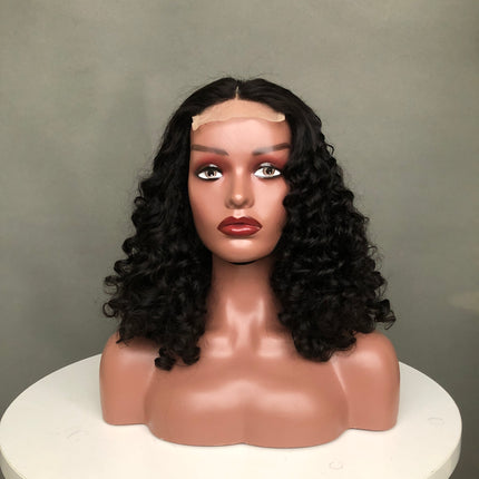 4x4 Lace Closure Wig virgin Human Hair Luxy Style Natural Color