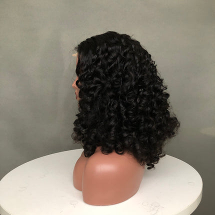 4x4 Lace Closure Wig virgin Human Hair Luxy Style Natural Color