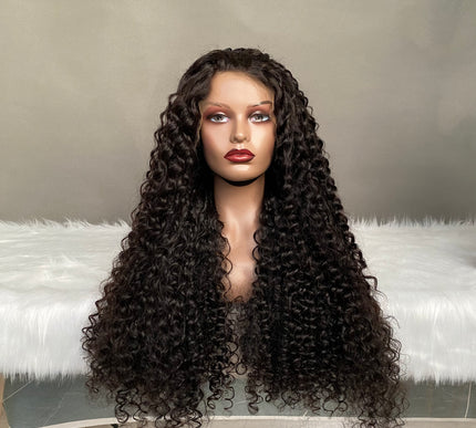 13x4 HD Lace Frontal Wig Super Double Drawn Amazing Curl