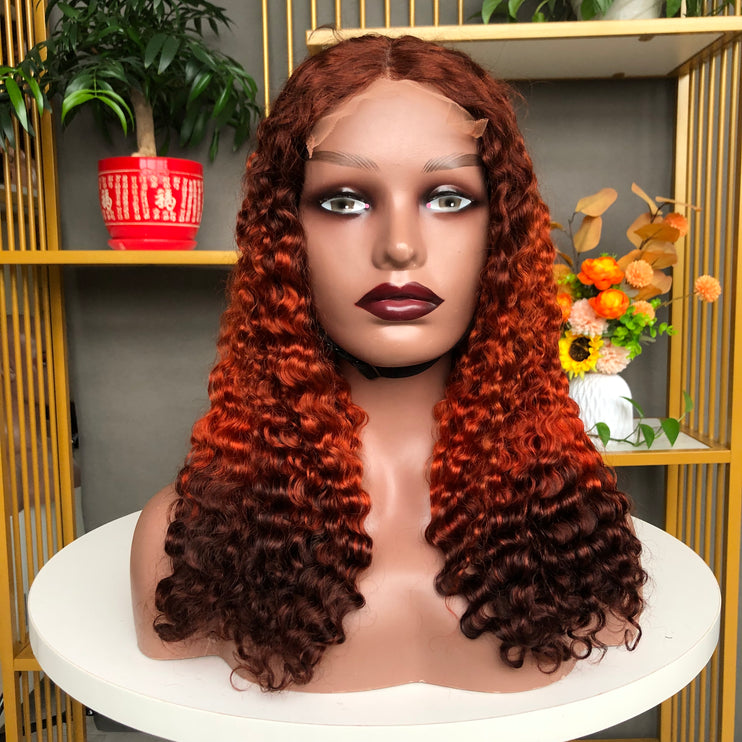 5x5 Lace Closure Wig Burmese Curl Factory Wig Different Color