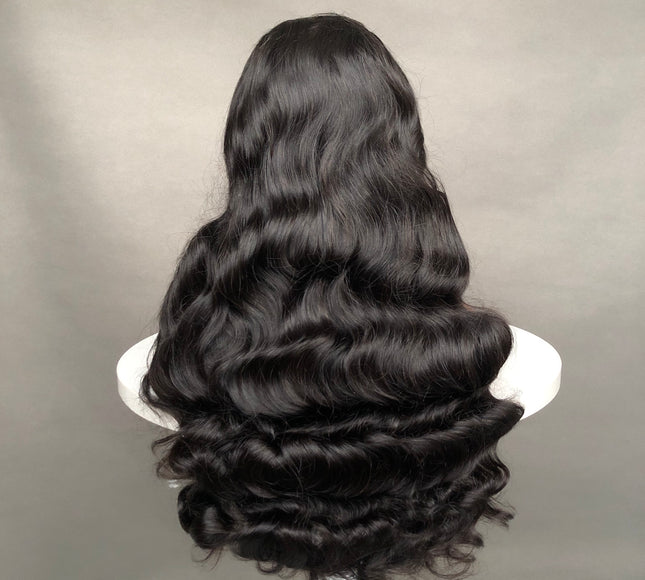 13x4 Lace Frontal Wig Factory Bouncy Wave Full Density