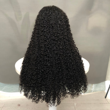 5x5  Lace Closure Factory Wig Pixie Curl Double Drawn Quality