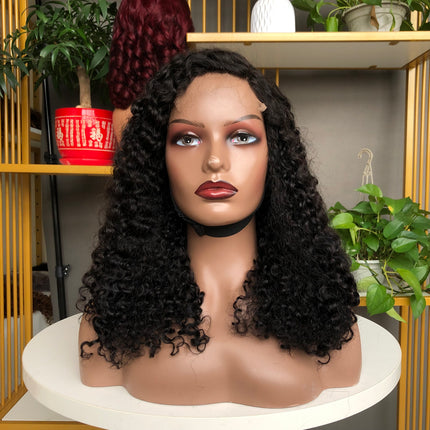 5x5 HD Lace Closure Factory Wig Burmese Curl Natural Color