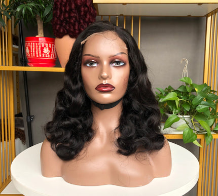 5x5 HD Factory Lace Closure Wig Bouncy Wave