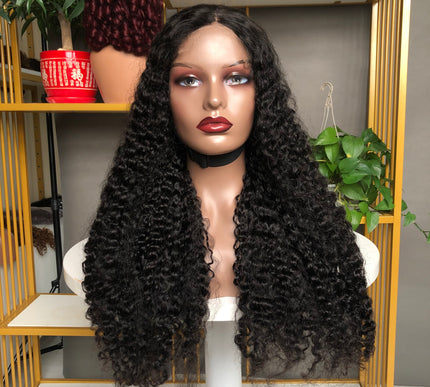 5x5 HD Lace Closure Factory Wig Burmese Curl Natural Color