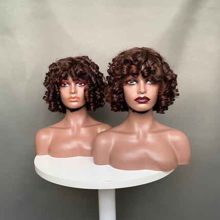 Factory Bouncy Fringe Wig Different Color