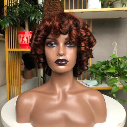 Factory Bouncy Fringe Wig Different Color