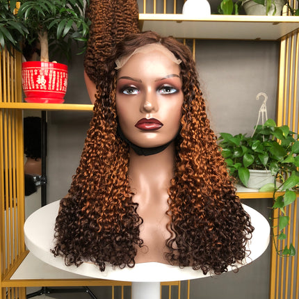 5x5  Lace Closure Wig Vietnam Pixie Curl Different Color Available