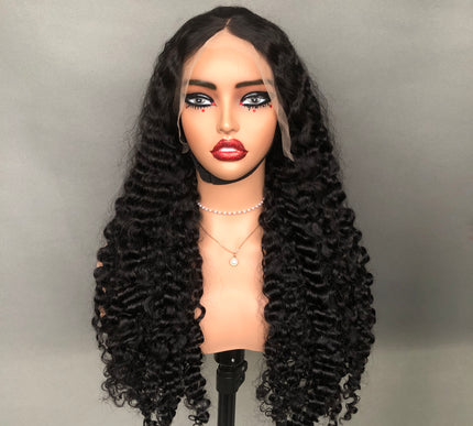 13x4 Lace Frontal Wig Factory Burmese Curl Full Density