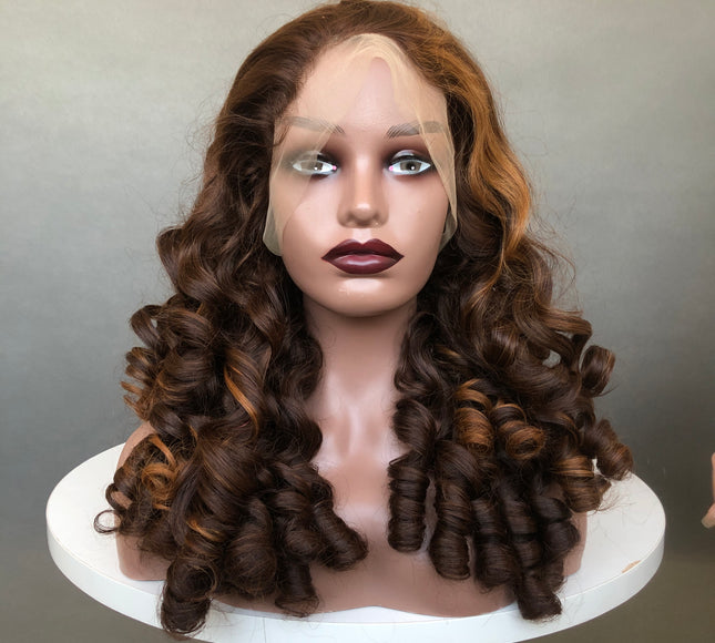 13x4 Lace Frontal Wig Factory Spring Wig Piano Color