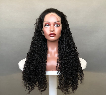 Popular 13x4 Lace Frontal Wig Factory Full Density Wig Pixie Curl