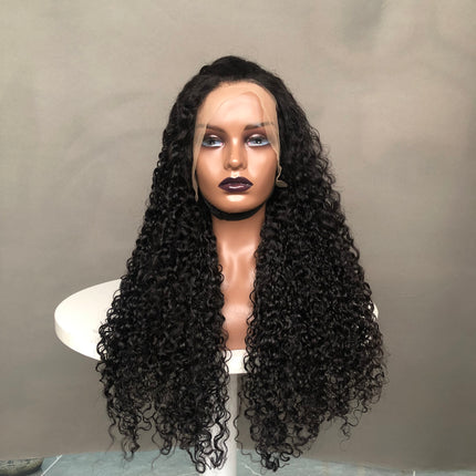 Popular 13x4 Lace Frontal Wig Factory Full Density Wig Pixie Curl