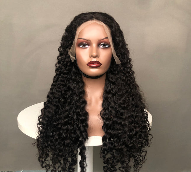 13x4 Lace Frontal Wig Ear To Ear Amazing Curl Natural Color