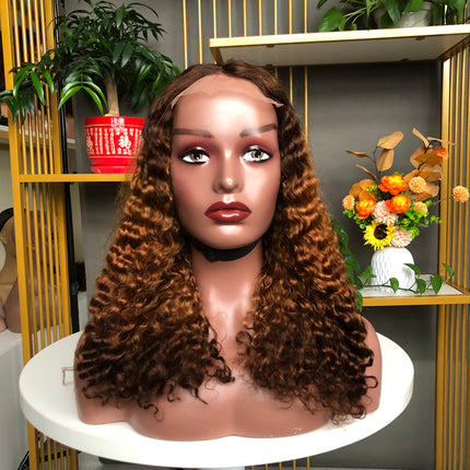 5x5 Lace Closure Wig Burmese Curl Factory Wig Different Color