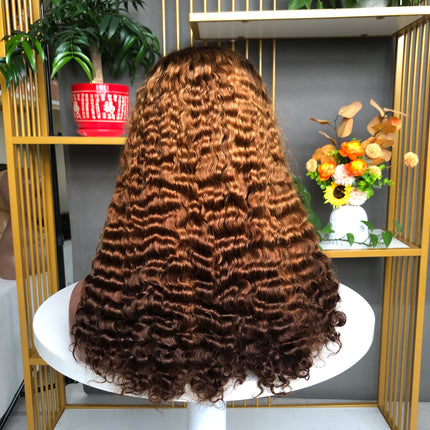5x5 Lace Closure Wig Burmese Curl Factory Wig Different Color