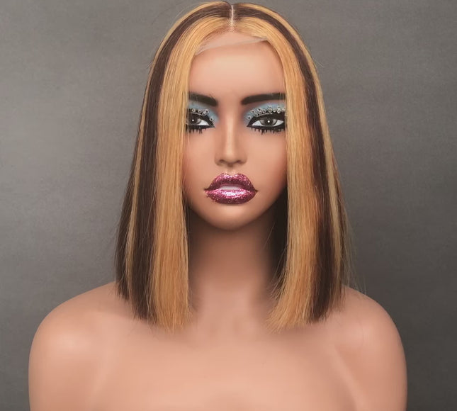 2x6 Kim K Bob Wig Different Color